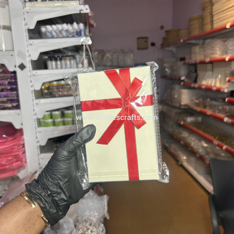 A7 Red Base Packaging Box (16*10*4cm)