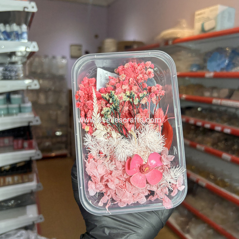 Pink Dried Flowers