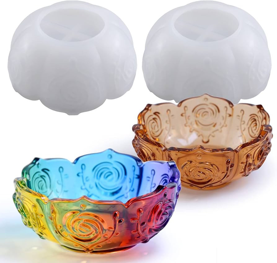 11cm Bowl Mold with Flower Designs