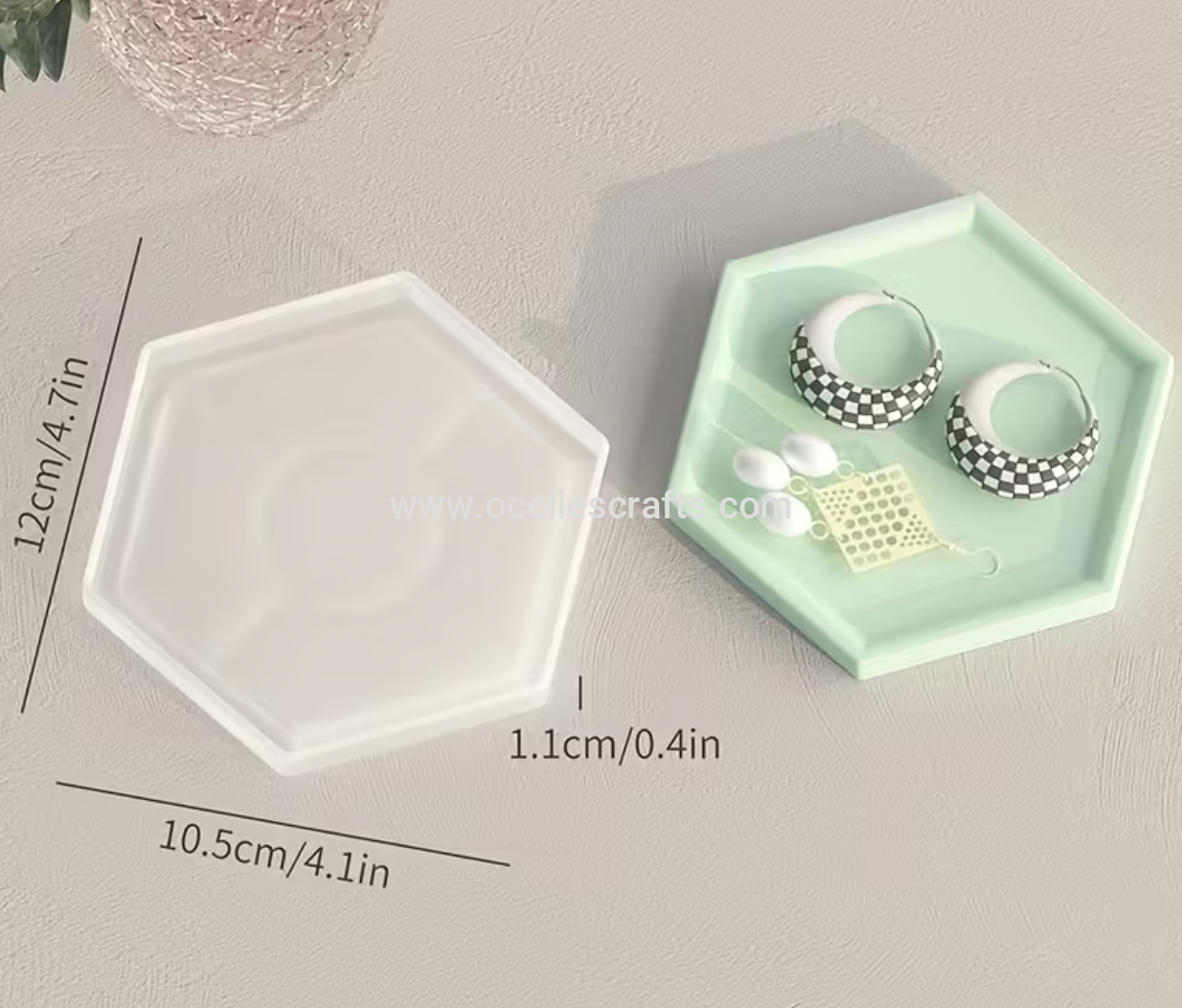 Hexagon Coaster Mold