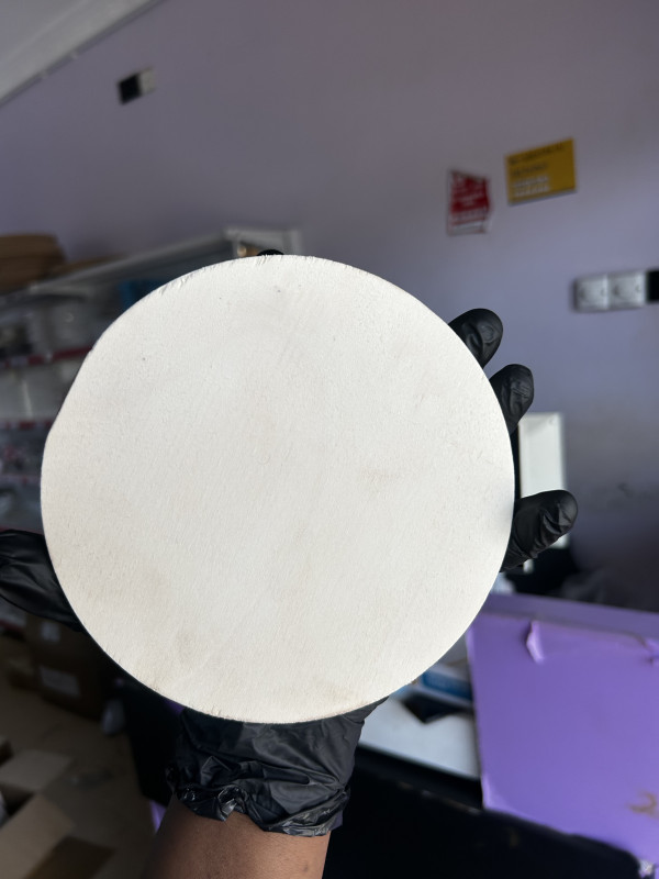 15 cm round cradle board for clock, frames, table, wall decor