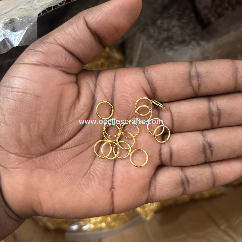 20pcs 10mm Big Gold Jumprings