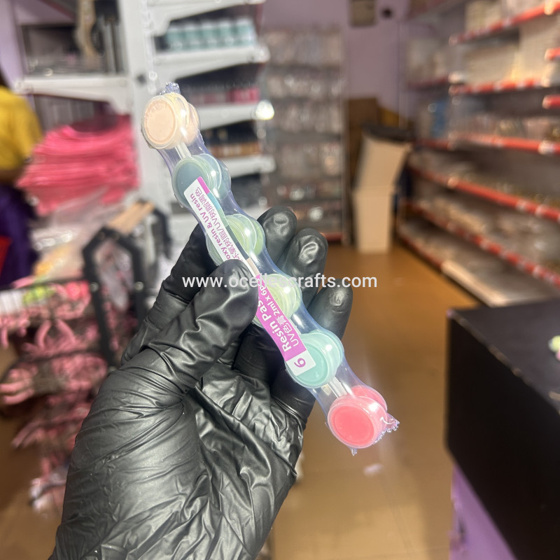 Set 6 (6 in 1)) Pastel Paste Pigment 2ml Solid Pastel Highly Pigmented Macaron Pastel Pigment