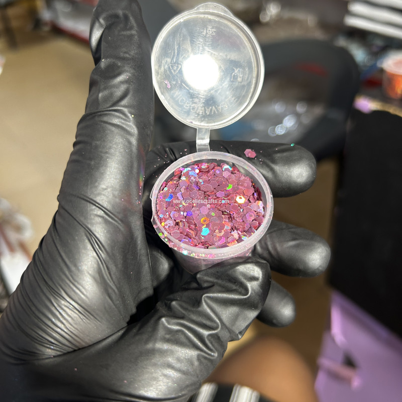 Light Purple Holographic Chunky Glitter