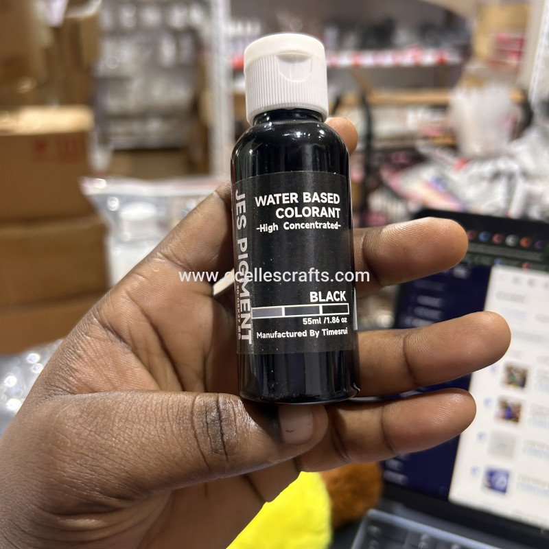 Black Highly Concentrated Water-Based Pigment ( 55ml )