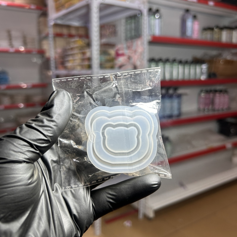 Bear Shaker Keychain Mold