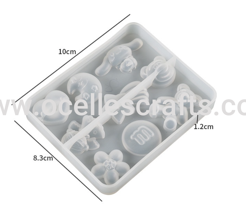 mini charm mold