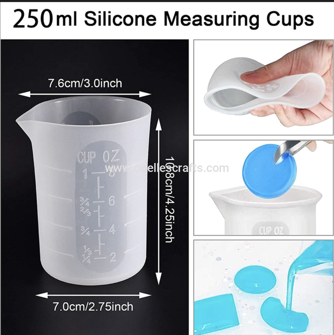 250ml Silicon Mixing Cup