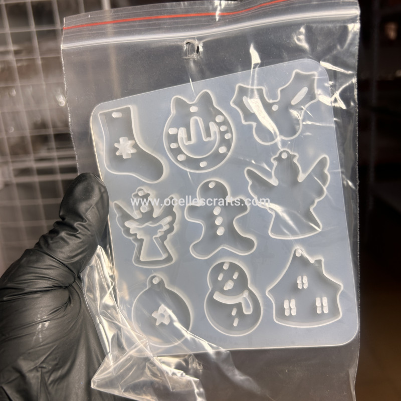 Cute Christmas Theme Charm Mold