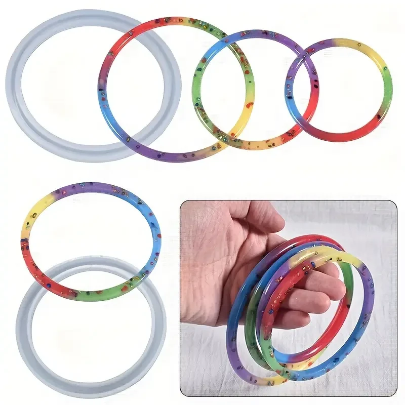 7.8cm Faceted Bangle Mold