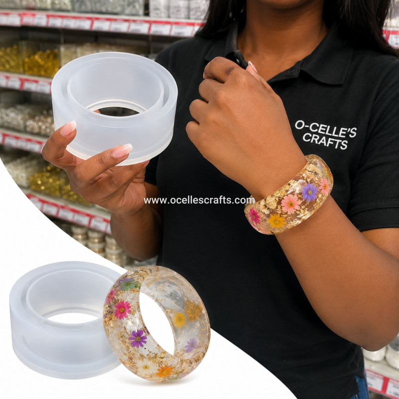Thick Round Bangle Silicon Mold or Bracelet mold