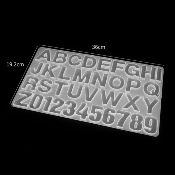 Large Alphabet Keychain mold