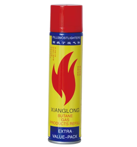 Butane refill gas