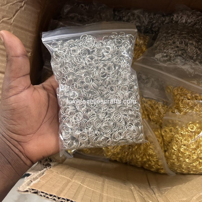 Wholesale 2500pcs 10mm Big Silver Jumprings