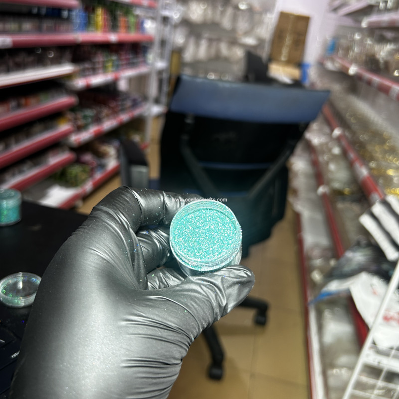 Turquoise Green Holographic Fine Glitter