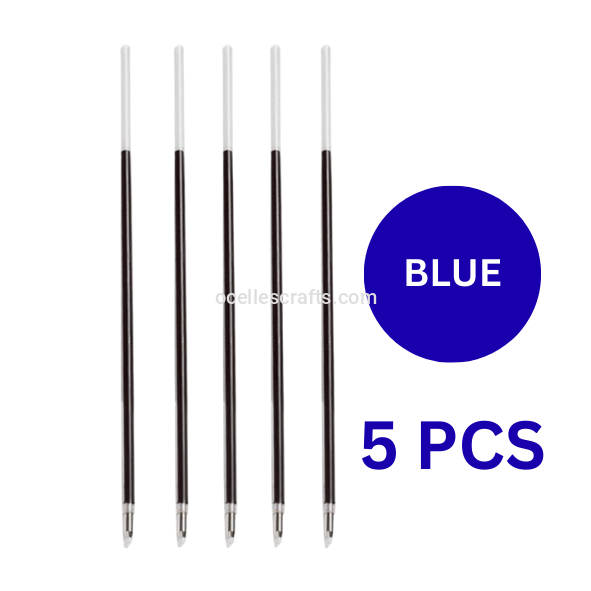 5pcs Blue Pen Inks