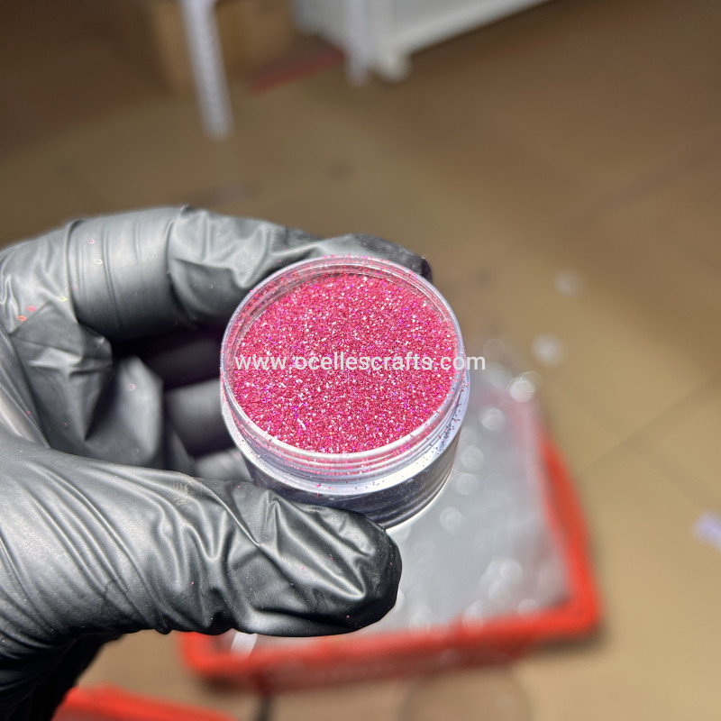 Fuscia Holographic Fine Glitter