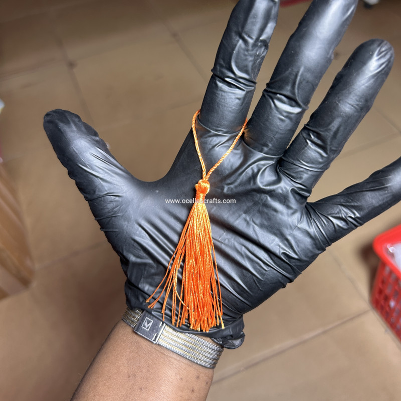 Orange Silk tassel