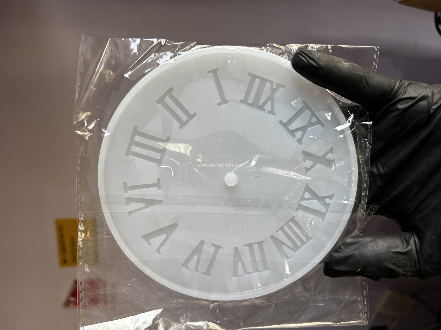 15cm Diameter Italics clock mold