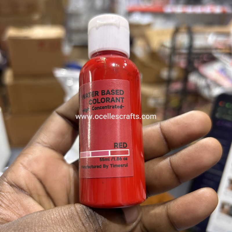 Red Highly Concentrated Water-Based Pigment ( 55ml )