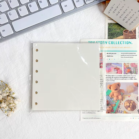 A7 Widened Blank Refill Sheet