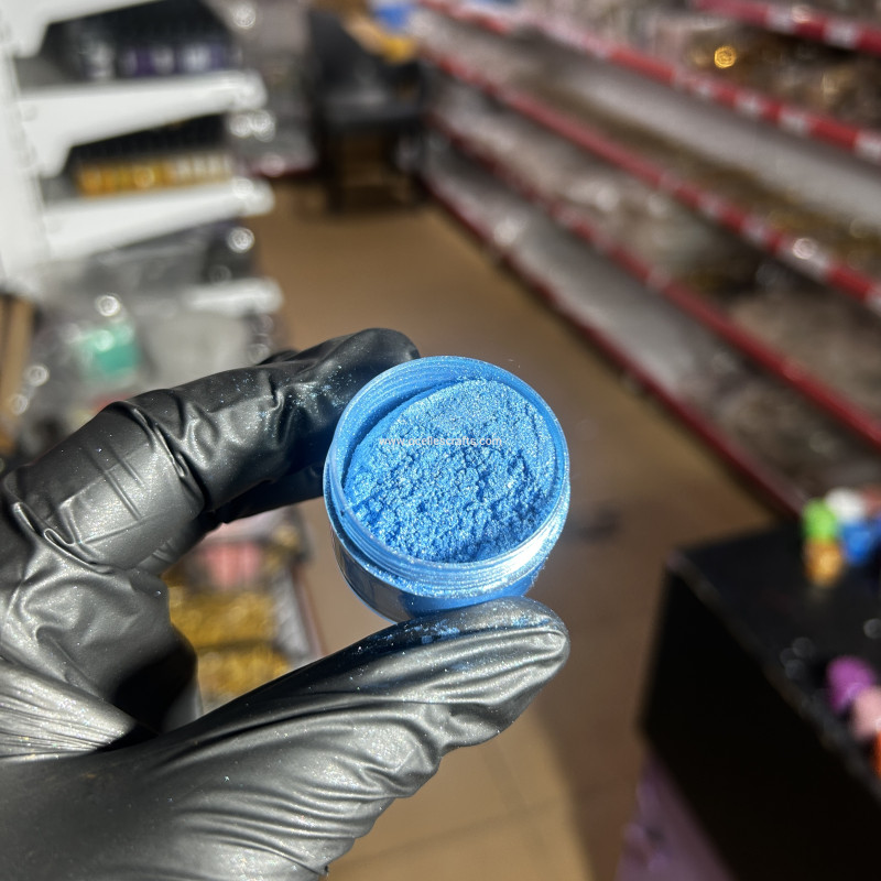Light Blue Mica Powder 25g pearlescent mica powder