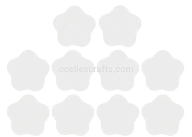 5 pcs Star Shaker Keychain Acrylic