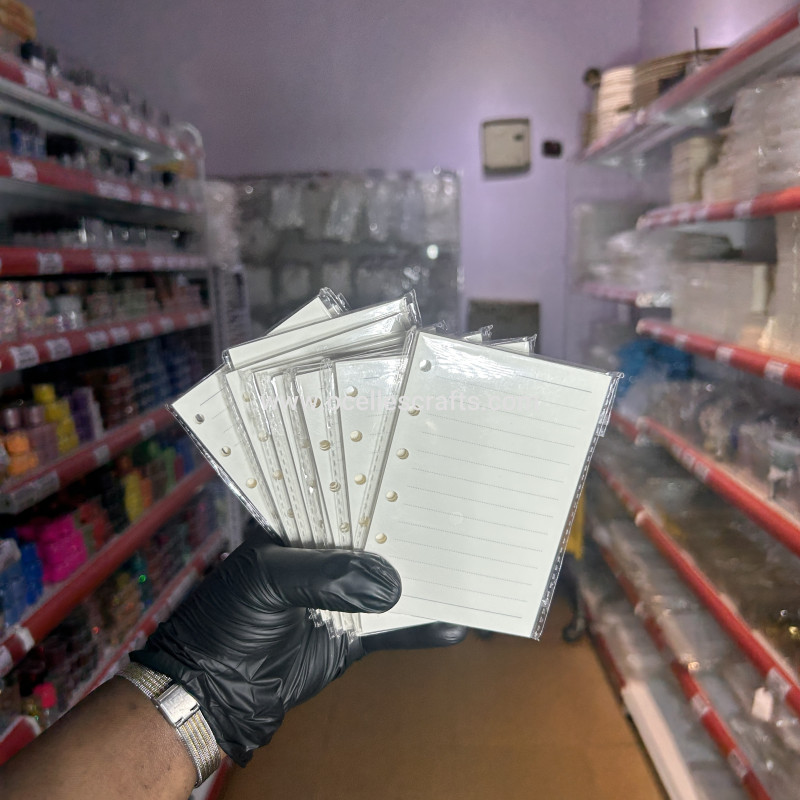 wholesale 20 pcs A7 ruled refill sheet