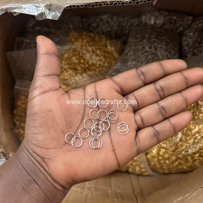 20pcs 10mm Big Silver Jumprings