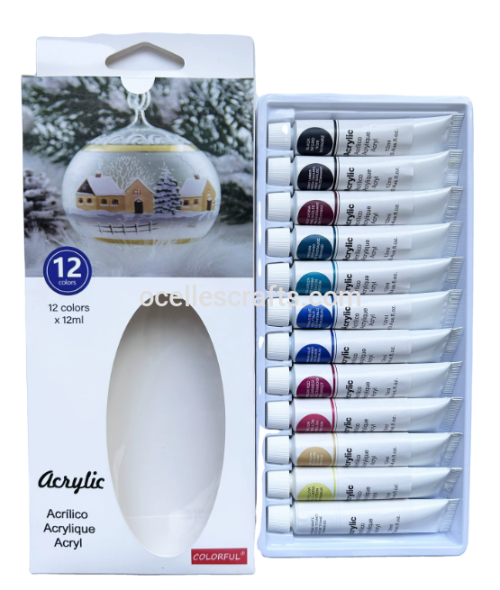 12 Color Acrylic Set