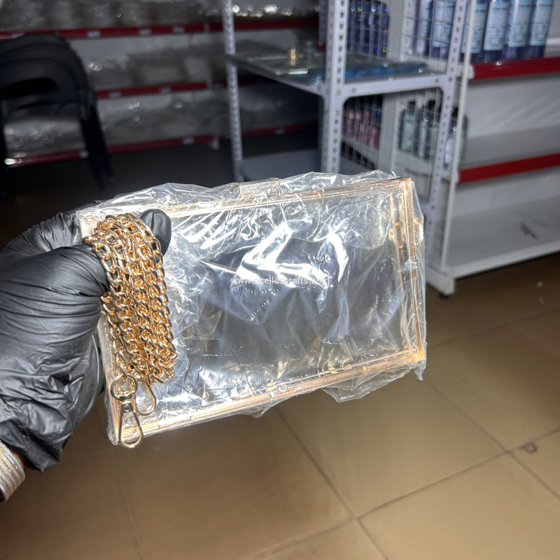 Clutch Purse Frame with Bag Chain Accessories Set