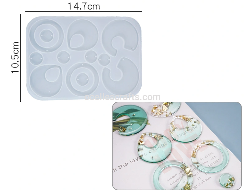 Round Simple Hook Earring Mold