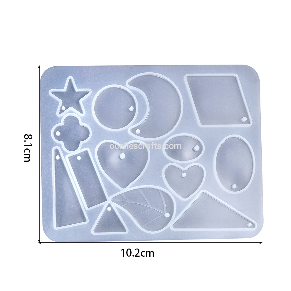 14 cavity charm, pendant or earring mold