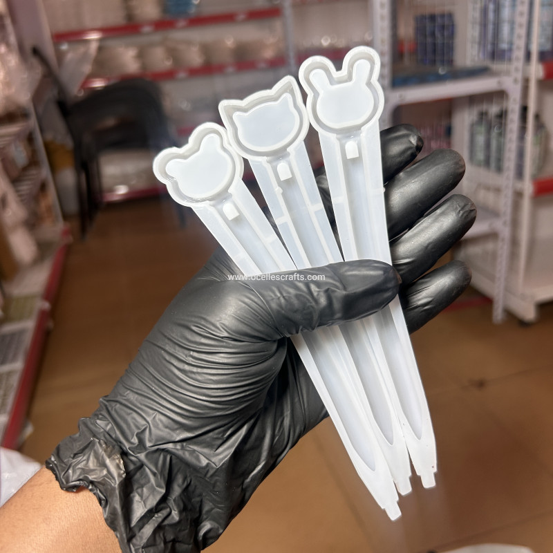 3 in 1 Bunny, Bear and Cat Shaker Pen Molds