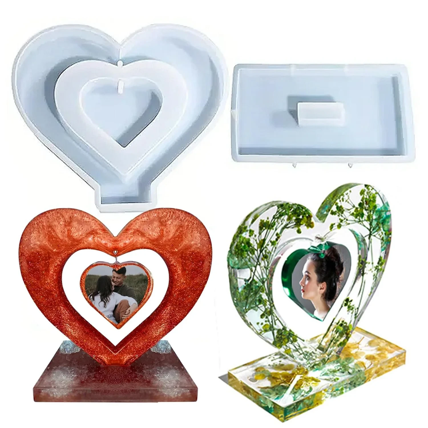 Inner Heart Picture Frame Mold