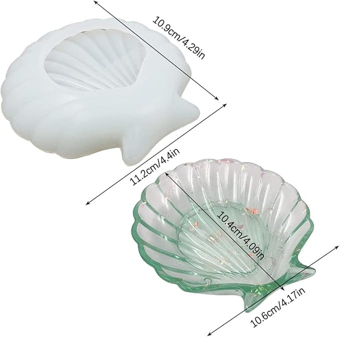 Round Base Clam Shell Storage Mold