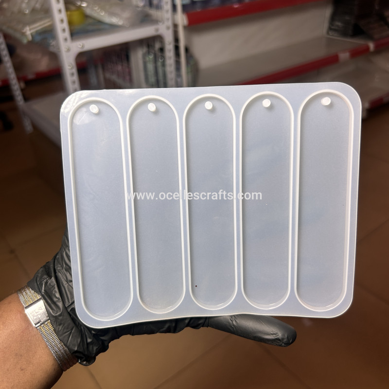 5 in 1 Round edge Medium Bookmark Mold