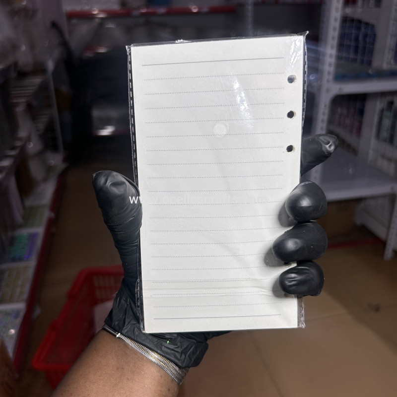 A6 ruled refill sheet