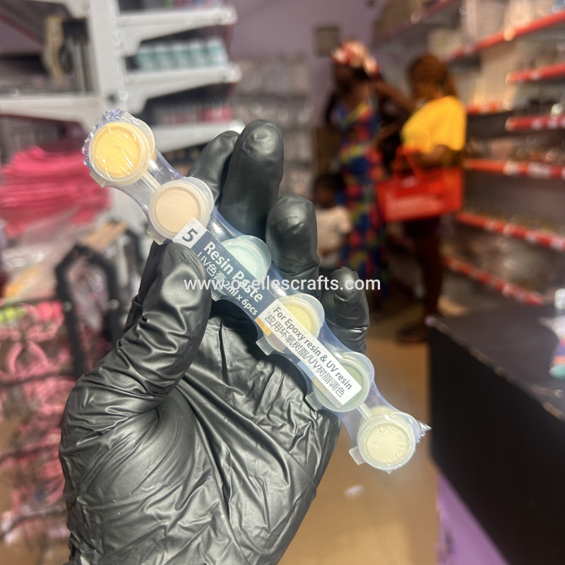 Set 5 6 in 1 Pastel Paste Pigment 2ml Solid Pastel Highly Pigmented Macaron Pastel Pigment