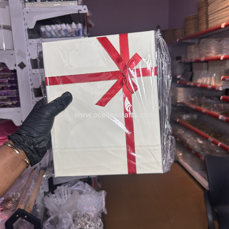 A5 Red Base Packaging Box (25*20*5cm)