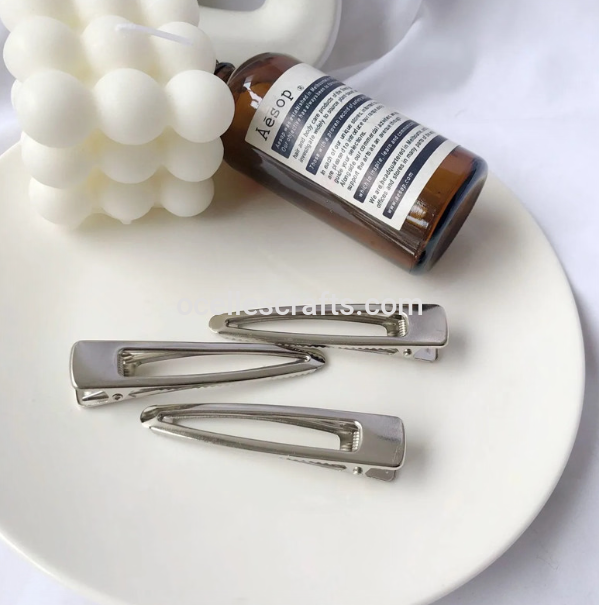Alligator Hair Clip Base - Pointed