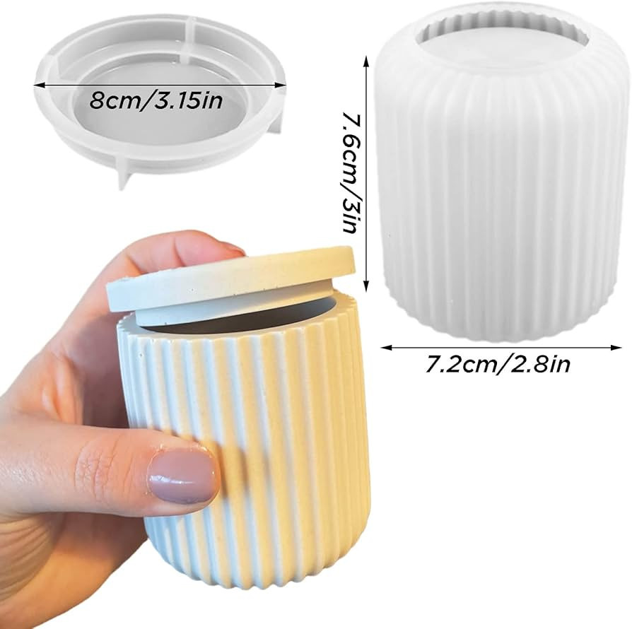 Narrow Storage Mold, With Lines