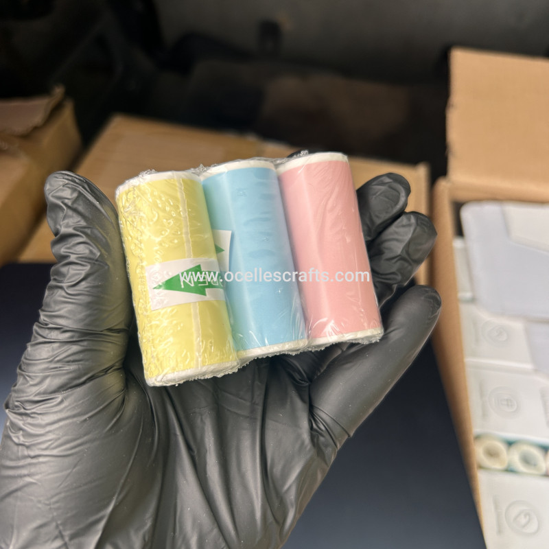 3pcs Colored sticky roll set