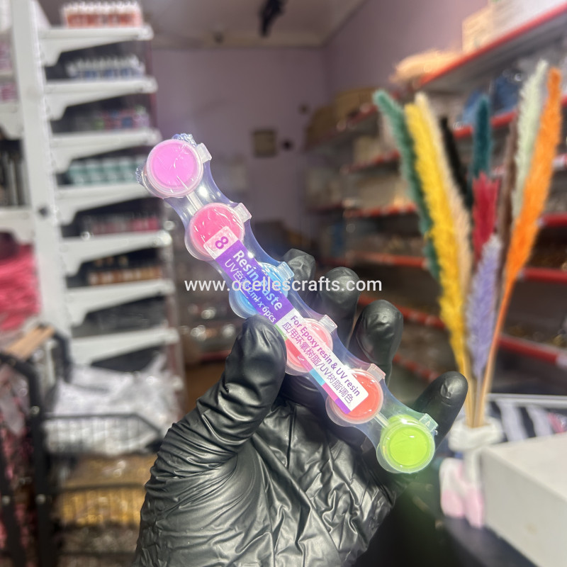 Set 8 6 in 1 Pastel Paste Pigment 2ml Solid Pastel Highly Pigmented Macaron Pastel Pigment