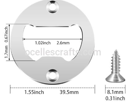 Opener Metal with screws