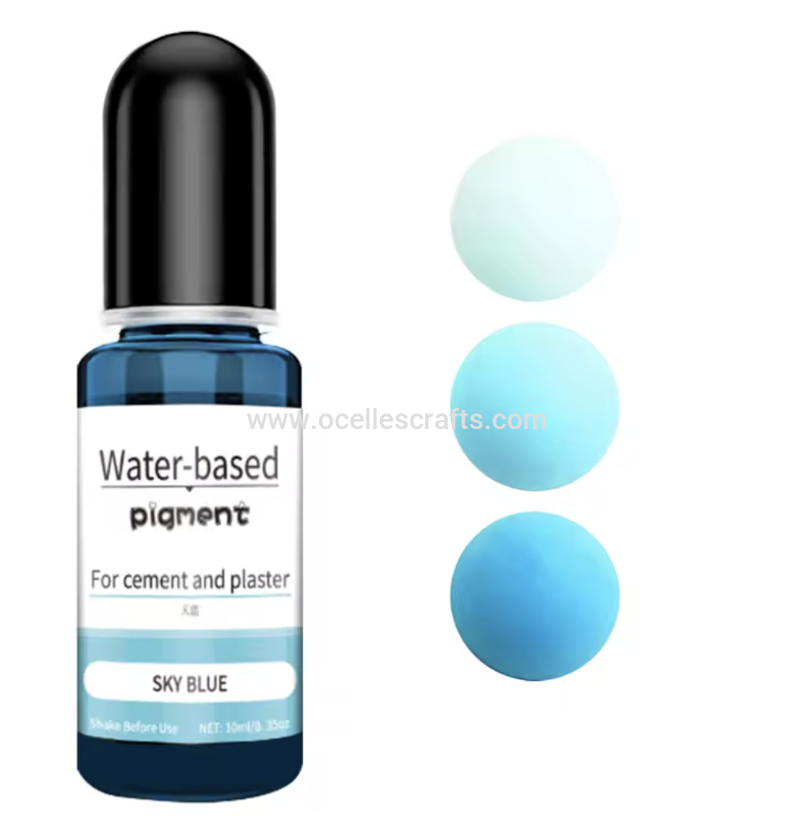 Sky Blue Water-Based Pigment ( 10ml )