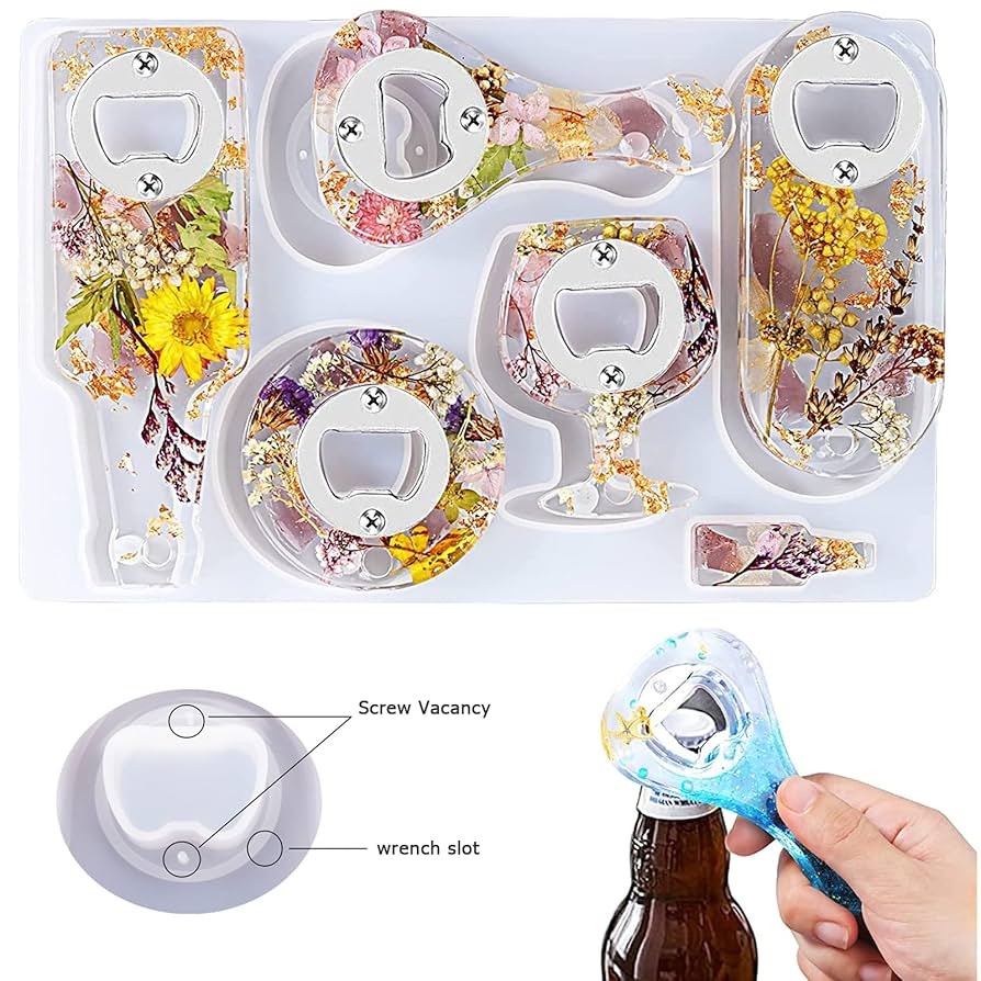 Bottle opener mold (does not come with metal)