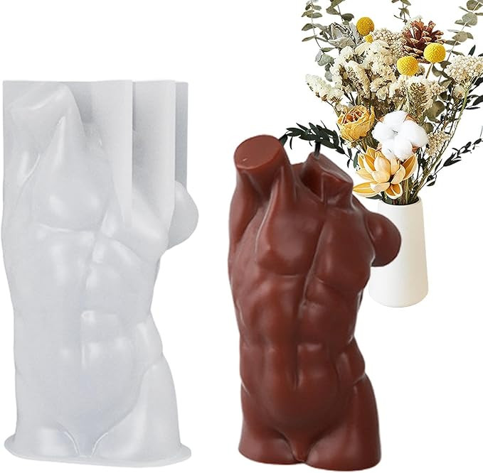 Male body torso or figurine mold