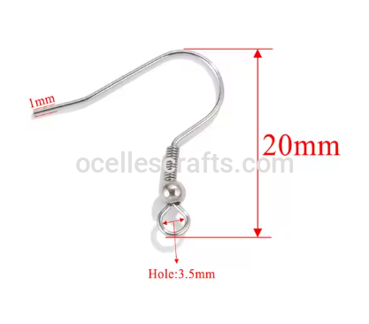 10 pcs Earring Hook