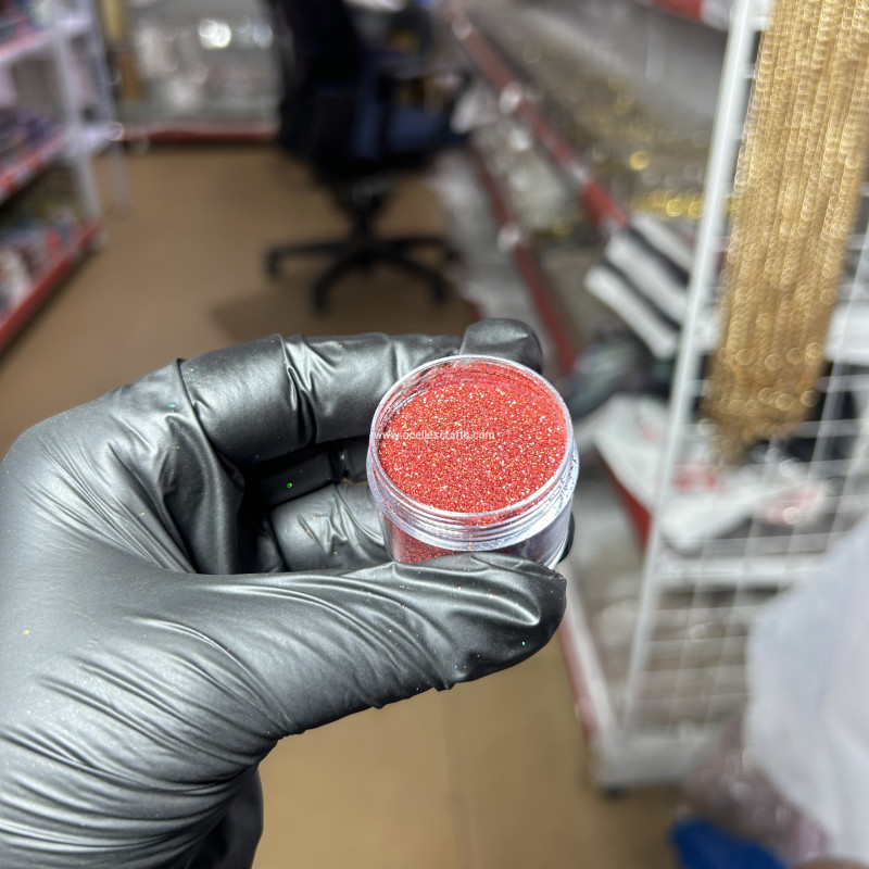 Red Holographic Fine Glitter